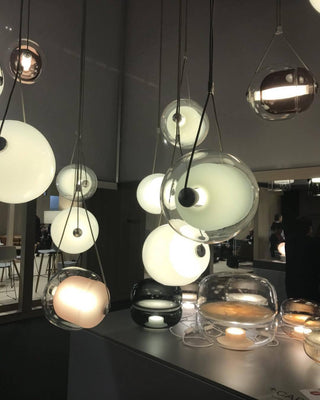 Orba Suspension Lampe en Verre Contemporain