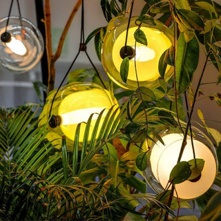 Orba Suspension Lampe en Verre Contemporain