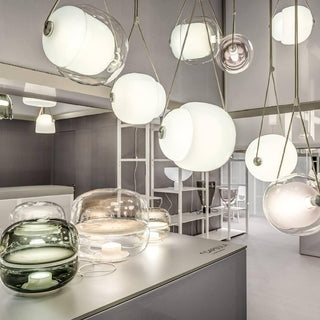 Orba Suspension Lampe en Verre Contemporain