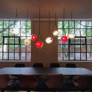 Orba Suspension Lampe en Verre Contemporain