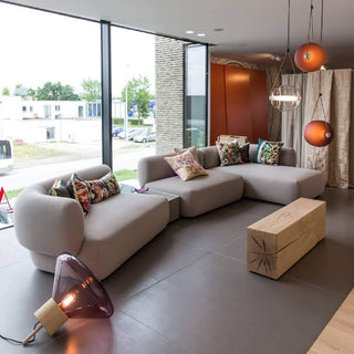 Orba Suspension Lampe en Verre Contemporain