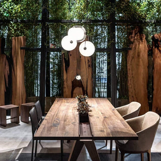 Orba Suspension Lampe en Verre Contemporain