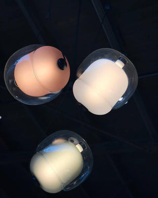 Orba Suspension Lampe en Verre Contemporain