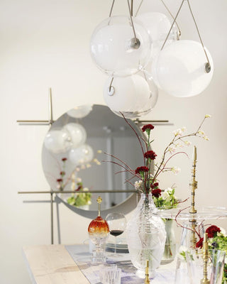 Orba Suspension Lampe en Verre Contemporain