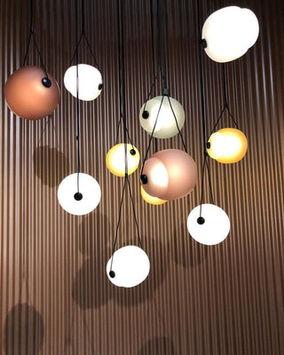 Orba Suspension Lampe en Verre Contemporain