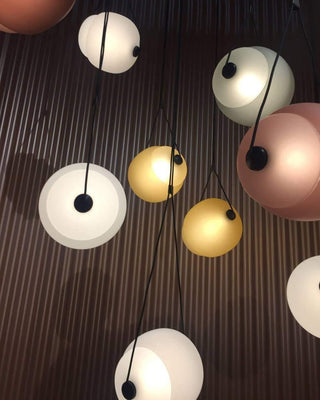 Orba Suspension Lampe en Verre Contemporain