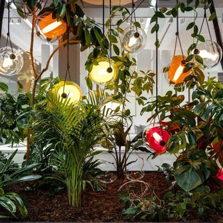 Orba Suspension Lampe en Verre Contemporain