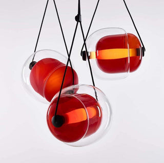 Orba Suspension Lampe en Verre Contemporain