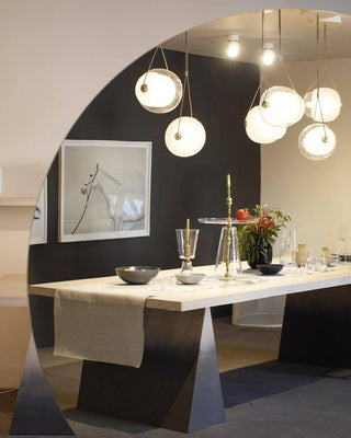 Orba Suspension Lampe en Verre Contemporain