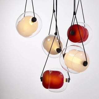 Orba Suspension Lampe en Verre Contemporain