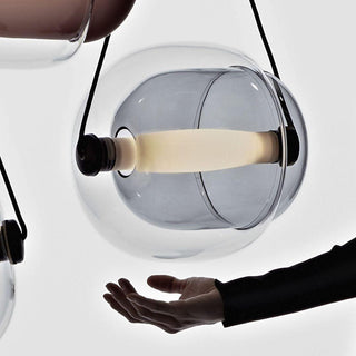 Orba Suspension Lampe en Verre Contemporain