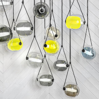 Orba Suspension Lampe en Verre Contemporain