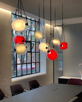 Orba Suspension Lampe en Verre Contemporain