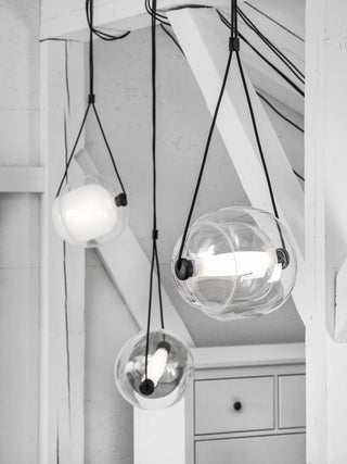 Orba Suspension Lampe en Verre Contemporain