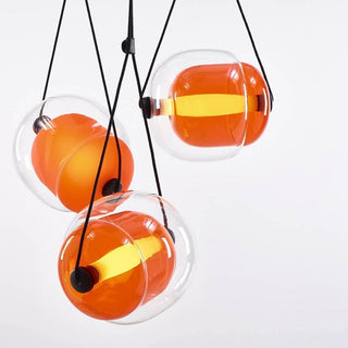 Orba Suspension Lampe en Verre Contemporain
