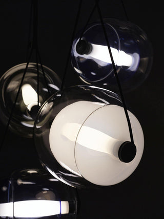 Orba Suspension Lampe en Verre Contemporain