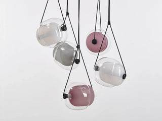 Orba Suspension Lampe en Verre Contemporain