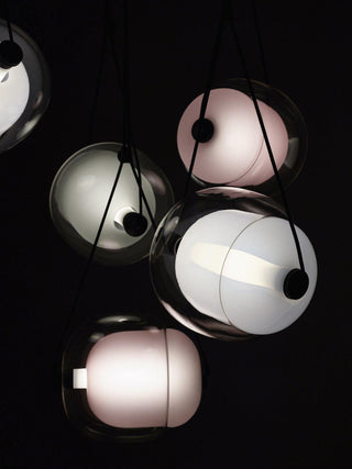Orba Suspension Lampe en Verre Contemporain