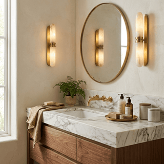 Capsula Alabaster Wall Sconce-Neutral Decor