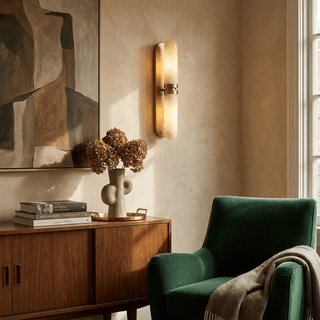 Capsula Alabaster Wall Sconce-Neutral Decor