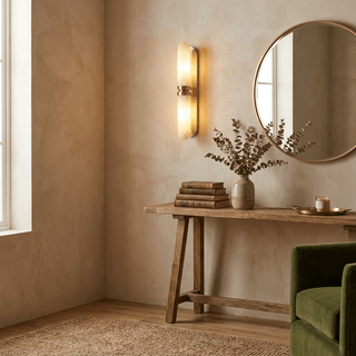 Capsula Alabaster Wall Sconce-Neutral Decor