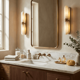 Capsula Alabaster Wall Sconce-Neutral Decor