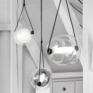 Orba Suspension Lampe en Verre Contemporain
