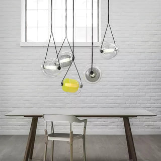 Orba Suspension Lampe en Verre Contemporain
