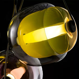 Orba Suspension Lampe en Verre Contemporain