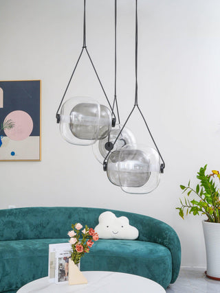 Orba Suspension Lampe en Verre Contemporain