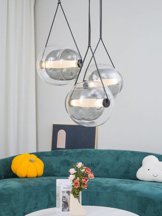 Orba Suspension Lampe en Verre Contemporain