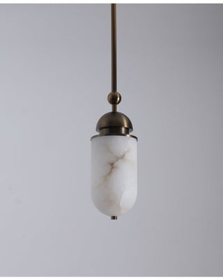 Capsule Alabaster Pendant Lamp-Neutral Decor
