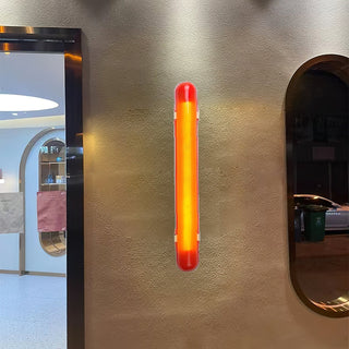 Wavel Joy Applique Murale en Plastique Rouge Minimaliste Moderne