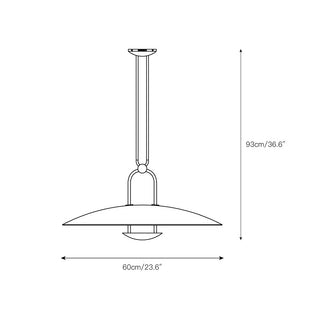 Cara Suspension en Métal de Laiton Minimaliste Moderne