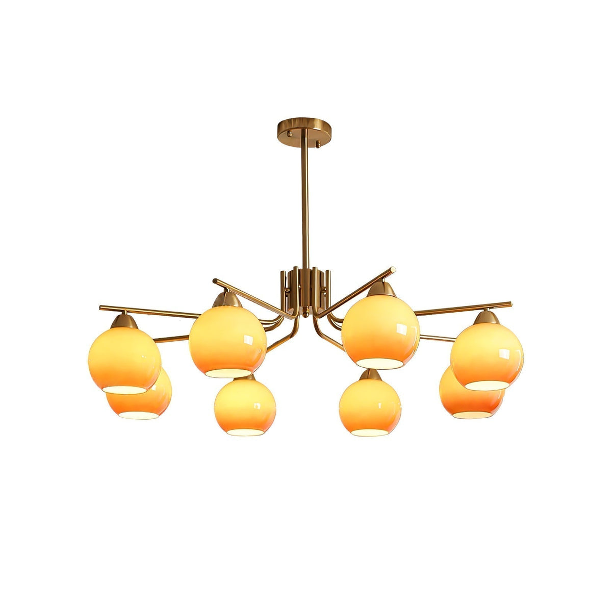 Sorenuna Lustre Laiton Caramel Globe Minimaliste