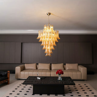 Aurora Lustre en Verre Ambre Luxe