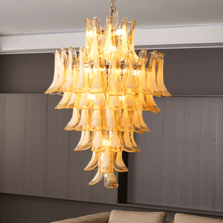 Aurora Lustre en Verre Ambre Luxe