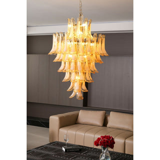 Aurora Lustre en Verre Ambre Luxe