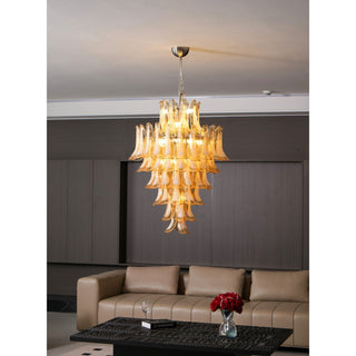 Aurora Lustre en Verre Ambre Luxe