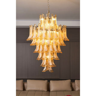 Aurora Lustre en Verre Ambre Luxe