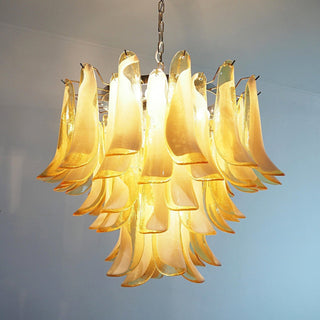 Aurora Lustre Pétales en Verre de Murano Superposés