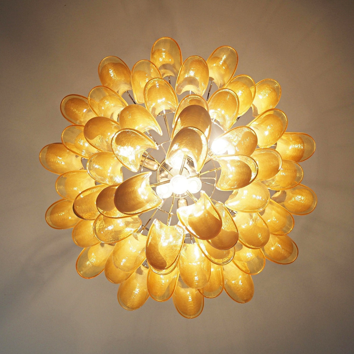 Darenien Lustre Pétales en Verre de Murano Superposés