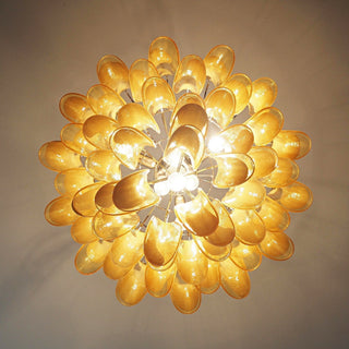 Aurora Lustre Pétales en Verre de Murano Superposés