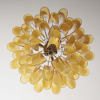 Aurora Lustre Pétales en Verre de Murano Superposés