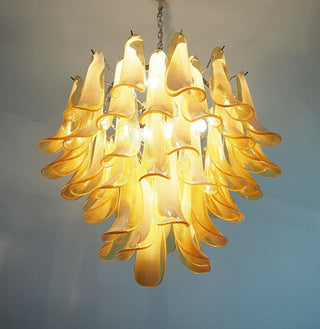 Aurora Lustre Pétales en Verre de Murano Superposés