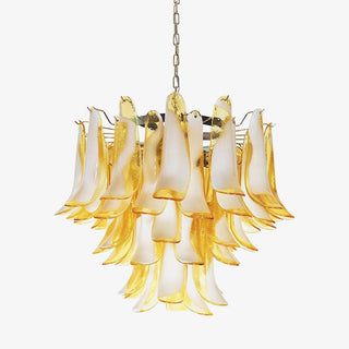 Aurora Lustre Pétales en Verre de Murano Superposés