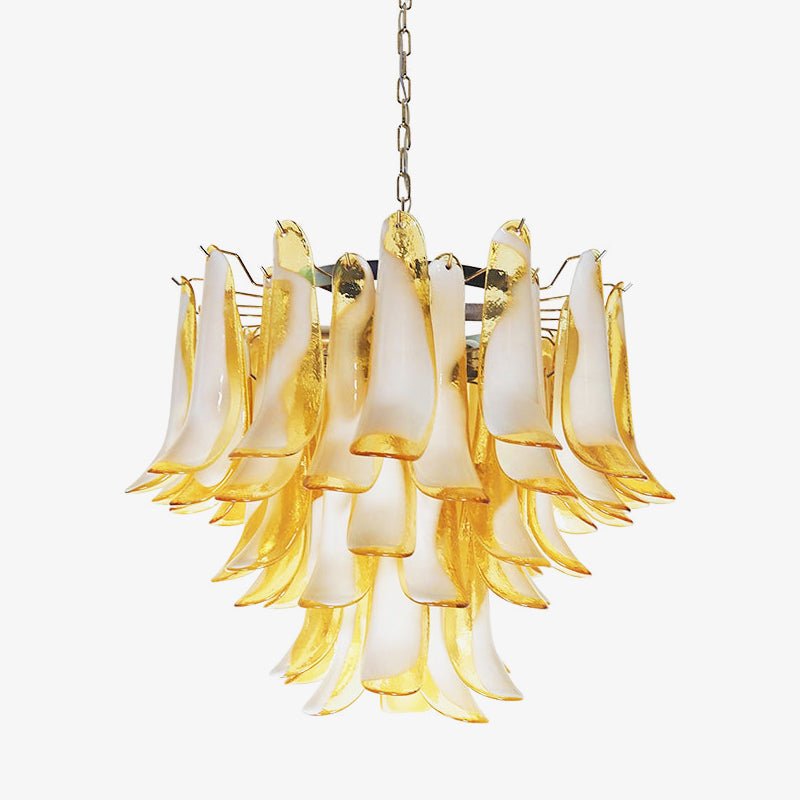 Darenien Lustre Pétales en Verre de Murano Superposés