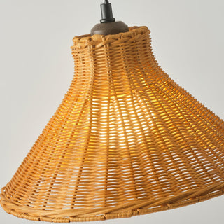 Vamirel Suspension en Rotin Naturel Minimaliste Moderne