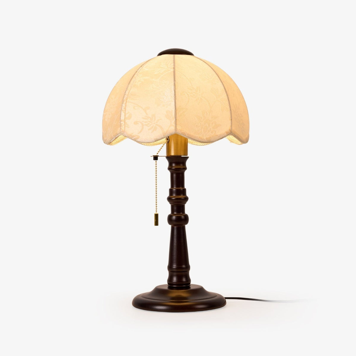 Beckett Vintage Lampe de Table en Bois