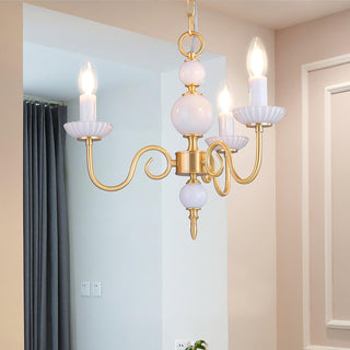 Lustra Lustre Carlita Doré Moderne